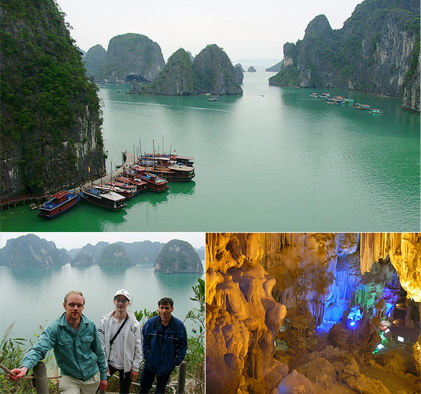 Курорт в 40 км от площадки строительства во Вьетнаме, включенный ЮНЕСКО в список Мирового наследия за необыкновенной красоты острова и пещеры