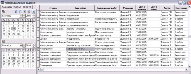 Органайзер в облачном решении «КОМПАС CRM»