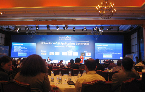 В 2012 году конференция IX Mobile VAS & Applications собрала более 400 участников