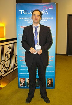 Модератор форума «Интерком-2011» - генеральный директор ИАА TelecomDaily Денис Кусков
