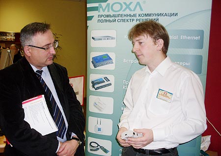 Продукт-менеджер по оборудованию MOXA, ООО «Ниеншанц-Автоматика» Александр Команцев ответил на вопросы гостей