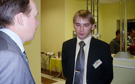 Инженер компании «ПРОСОФТ» Иван Лопухов получил множество вопросов от участников конференции