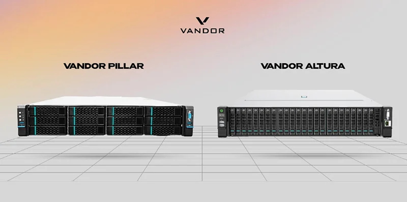 Внешний вид серверов Vandor Pillar и Vandor Altura