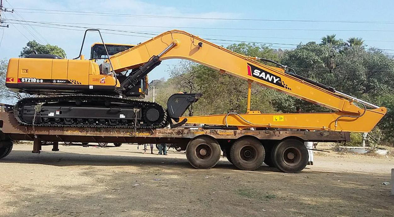 Почему выбрать экскаватор с длинным вылетом для дноуглубительных работ