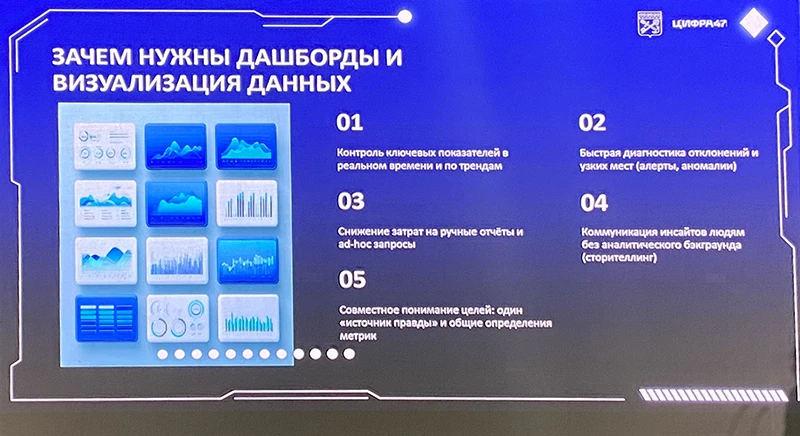 Задачи аналитики и визуализации данных, из презентации Ярослава Пирогова