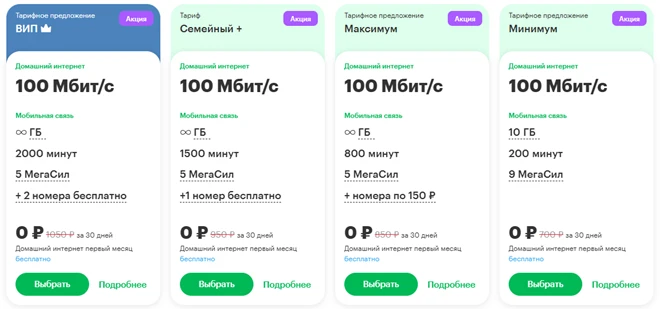 Краткое описание тарифов домашнего интернета МегаФон/ Краткое описание тарифов домашнего интернета МегаФон/