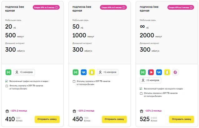 Краткое описание тарифов домашнего интернета Билайн Краткое описание тарифов домашнего интернета Билайн