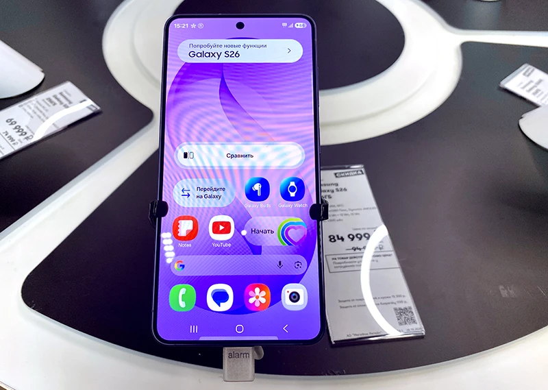 Samsung Galaxy S26FЕ выглядит строго и надежно Samsung Galaxy S26FЕ выглядит строго и надежно