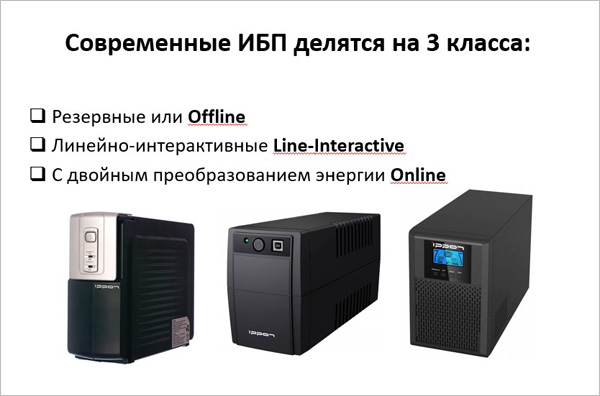 Таблица ибп. Современный ИБП. Классы ИБП. Надёжность класса ИБП. Особенность конструкции ИБП класса on line.